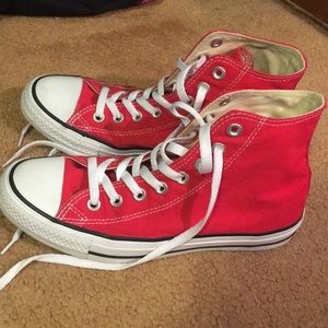 Red High Top Converse